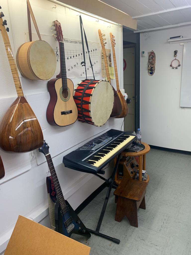 Weitere Ansicht des Musikraums